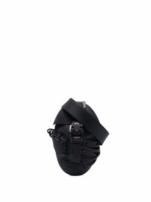 Innerraum oval-bucked belt bag - Black