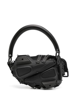 Innerraum panelled matte-finish mini bag - Black