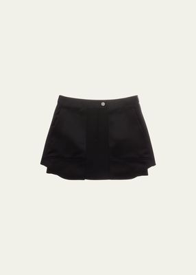 Inside Out Satin Mini Skirt
