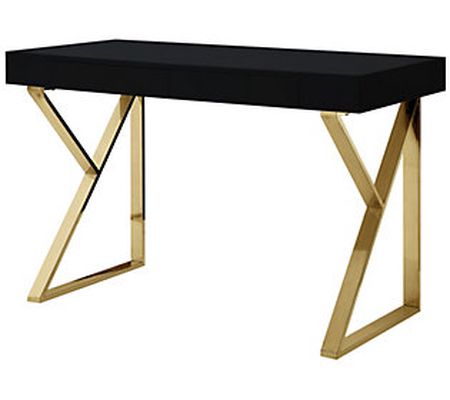 Inspired Home Krystal 2 Drawers Desk