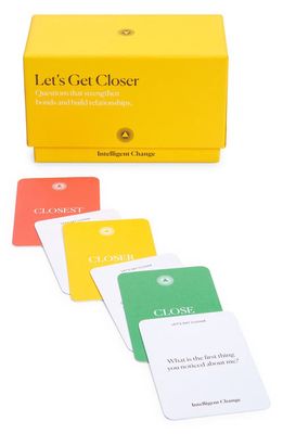 INTELLIGENT CHANGE Let's Get Closer Card Game in Yellow