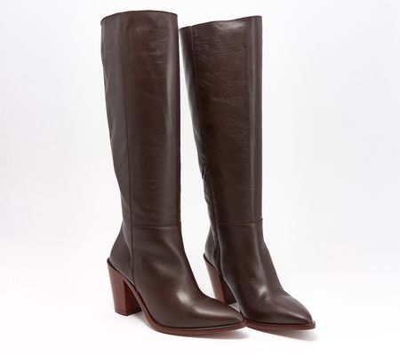 INTENTIONALLY BLANK Leather or Suede Tall Shaft Boots - Debbie