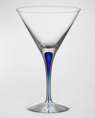 Intermezzo Blue Martini Glass, 7 oz.