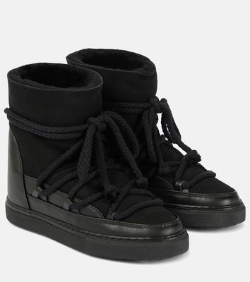 Inuikii Classic Wedge suede and leather snow boots