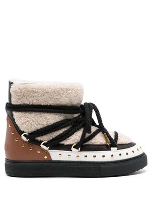 Inuikii Curly Rock stud-embellished sneakers - Neutrals