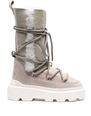 Inuikii Endurance Cozy Low leather boot - Neutrals