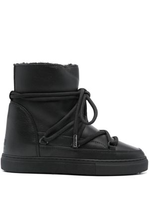Inuikii Full leather sneaker boots - Black
