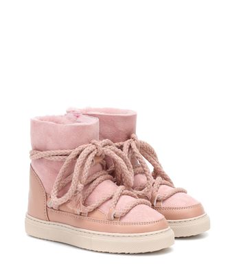 Inuikii Kids Sneaker suede and leather boots