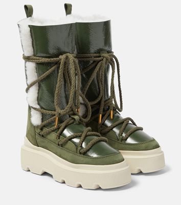 Inuikii Urban Trek paneled leather boots
