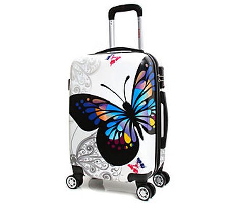 InUSA Butterfly Lightweight Hardside Spinner 20 " Carry-On