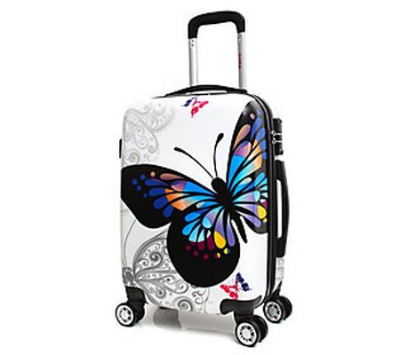 InUSA Butterfly Lightweight Hardside Spinner 24 Luggage