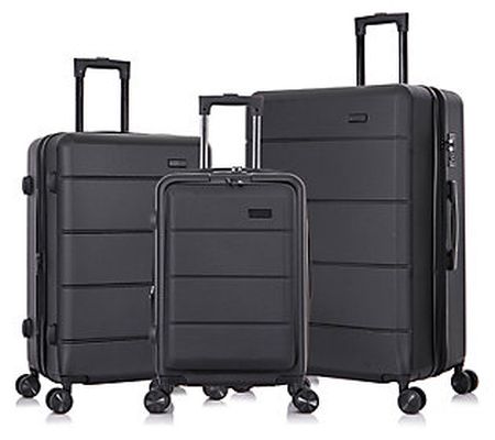 InUSA Elysian Lightweight Hardside Spinner 3 PC Luggage Set