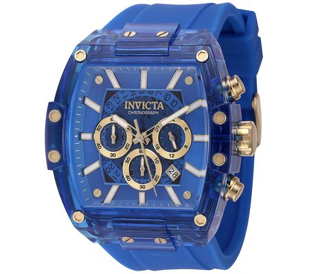 Invicta Men's Goldtone S1 Rally Blue Dial Watch