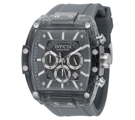 Invicta Men's S1 Rally Gunmetal Stainless B lack Dial Watch