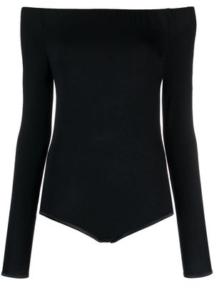 Ioana Ciolacu off-shoulder long-sleeve bodysuit - Black