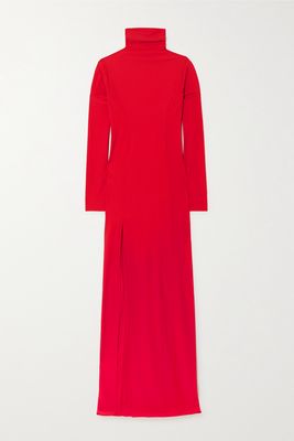 ioannes - Voltaire Stretch-jersey Turtleneck Maxi Dress - Red