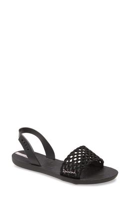 Ipanema Breezy Waterproof Sandal in Black/Black
