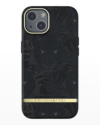 iPhone 13 Case, Black Tiger