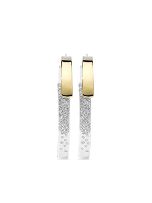 IPPOLITA 18kt yellow gold Chimera Stardust diamond hoop earrings - Silver