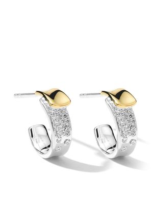 IPPOLITA 18kt yellow gold Chimera Stardust diamond huggie hoop earrings