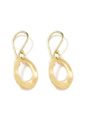 IPPOLITA 18kt yellow gold Classico Mini Wavy Oval earrings