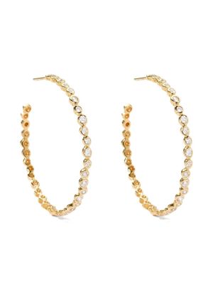 IPPOLITA 18kt yellow gold diamond starlet hoop earrings