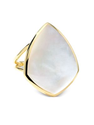 IPPOLITA 18kt yellow gold Polished Rock Candy mother-of-pearl ring