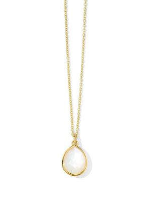 IPPOLITA 18kt yellow gold Rock Candy Mini Teardrop mother-of-pearl necklace
