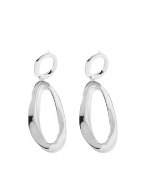 IPPOLITA Classico Long Snowman earrings - Silver