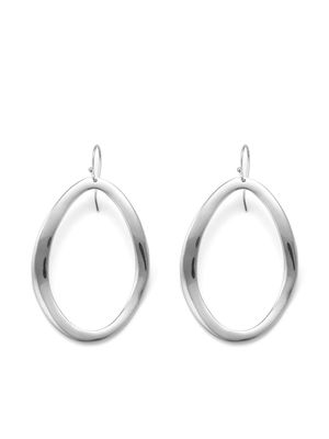 IPPOLITA Classico Wavy Oval drop-earrings - Silver