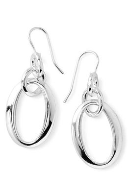 Ippolita 'Glamazon' Oval Link Earrings in Silver