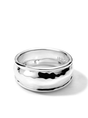 IPPOLITA hammered-effect ring - Silver