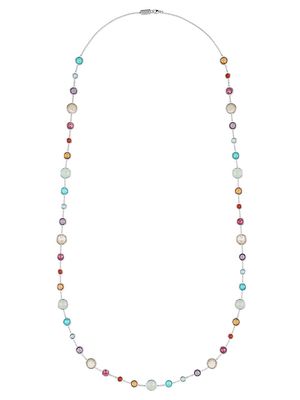 IPPOLITA long Lollipop Lollitini multi-stone necklace - SILVER