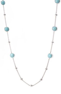 Ippolita Rock Candy - Mini Lollipop Long Necklace in Silver - Turquoise