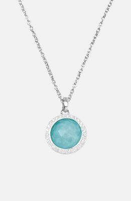 Ippolita Rock Candy - Mini Lollipop Pendant Necklace in Silver/Turquoise
