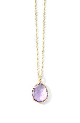 Ippolita Rock Candy Teardrop Pendant Necklace in Gold