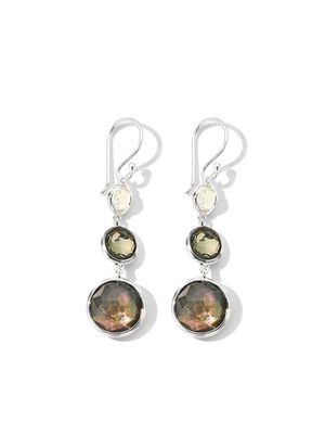 IPPOLITA sterling silver Lollipop® Lollitini 3-Stone hematite drop earrings