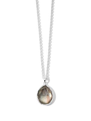 IPPOLITA sterling silver Rock Candy® Mini Teardrop black shell necklace