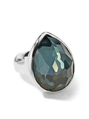 IPPOLITA sterling silver Rock Candy® Teardrop hematite cocktail ring