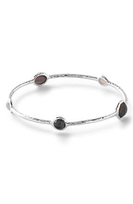 Ippolita 'Wonderland' Five-Stone Bangle in Silver