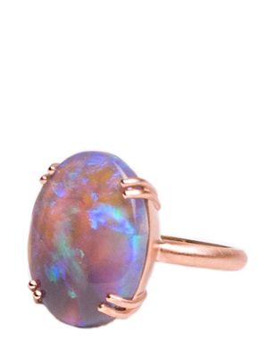 Irene Neuwirth 18kt rose gold Double Prong One-Of-A-Kind opal ring - Pink