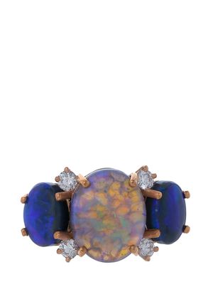 Irene Neuwirth 18kt rose gold One-Of-A-Kind opal diamond ring - Pink