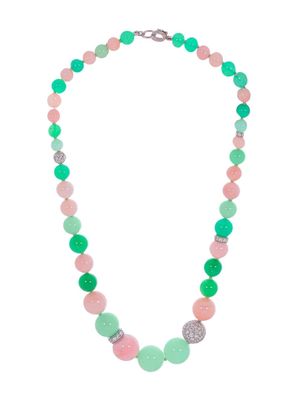 Irene Neuwirth 18kt white gold Gumball Candy multi-stone necklace