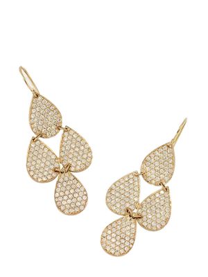Irene Neuwirth 18kt yellow gold chandelier diamond drop earrings