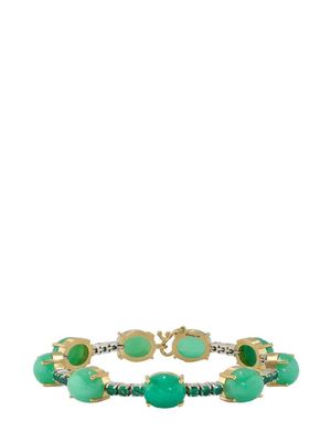 Irene Neuwirth 18kt yellow Tennis emerald bracelet - Gold