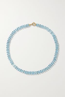 Irene Neuwirth - Candy 18-karat Gold Aquamarine Necklace - Blue