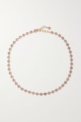 Irene Neuwirth - Classic 18-karat Rose Gold Amethyst Necklace - one size