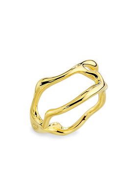 Iris 22K-Gold-Plated Ring