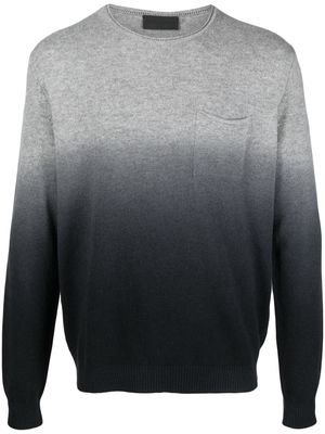 Iris Von Arnim ombré-effect cashmere sweatshirt - Grey