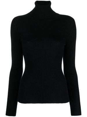 Iris Von Arnim roll-neck cashmere jumper - Black